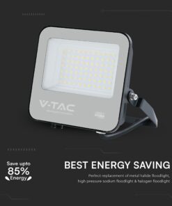 LED Προβολέας 50W Αδιάβροχος IP66 V-TAC Cree Chip 6yrs Wty Μαύρος 110° 6750lm 4000K Φυσικό – 232166