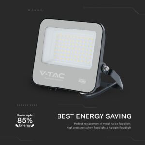 LED Προβολέας 50W Αδιάβροχος IP66 V-TAC Cree Chip 6yrs Wty Μαύρος 110° 6750lm 4000K Φυσικό  – 232166