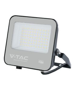LED Προβολέας 50W Αδιάβροχος IP66 V-TAC Cree Chip Μαύρος 110° 5740lm 4000K Φυσικό 6yrs Wty – 232166
