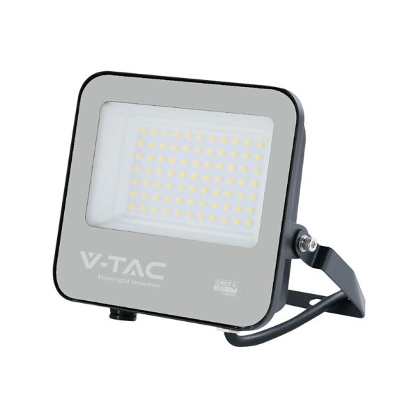 LED Προβολέας 50W Αδιάβροχος IP66 V-TAC Cree Chip 6yrs Wty Μαύρος 110° 6750lm 4000K Φυσικό  – 232166
