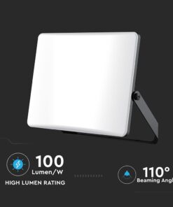 30W LED Προβολέας με Οπάλ Κάλυμμα Μαύρος V-TAC IP65 CCT 3000lm – 23769