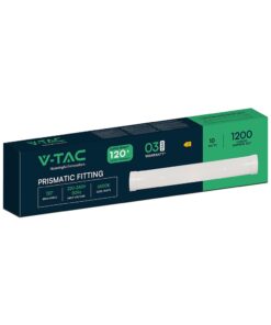 LED Πρισματικό Γραμμικό Φωτιστικό 30cm 10W V-TAC 1200lm Ψυχρό Λευκό 6500K – 23785
