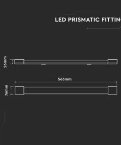 20W LED Grill Fitting 60CM 4000K