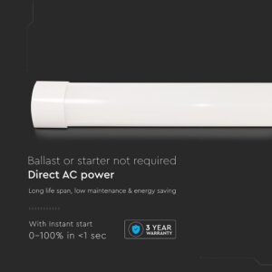 LED Πρισματικό Γραμμικό Φωτιστικό 60cm 20W V-TAC 2400lm Ψυχρό Λευκό 6500K – 23787