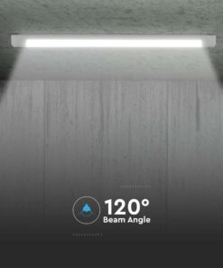 LED Πρισματικό Γραμμικό Φωτιστικό 120cm 40W V-TAC 4300lm Θερμό Λευκό 3000K – 23788