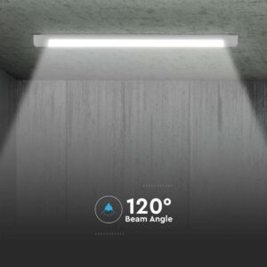 LED Πρισματικό Γραμμικό Φωτιστικό 120cm 40W V-TAC 4300lm Θερμό Λευκό 3000K – 23788