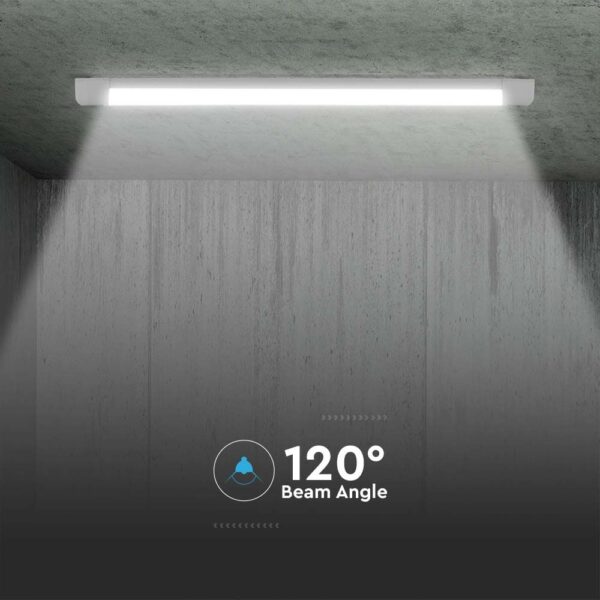 LED Πρισματικό Γραμμικό Φωτιστικό 120cm 40W V-TAC 4300lm Θερμό Λευκό 3000K – 23788