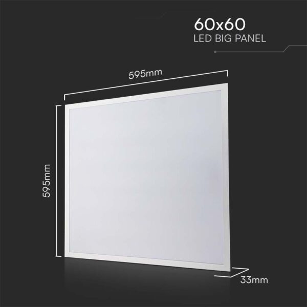 LED Πάνελ Τετράγωνο Χωνευτό 60X60cm 40W V-TAC 4800lm Ψυχρό Λευκό 6500K Philips Driver – 23823