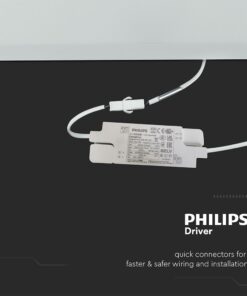 LED Πάνελ Τετράγωνο Χωνευτό 60X60cm 40W V-TAC 4800lm Ψυχρό Λευκό 6500K Philips Driver – 23823