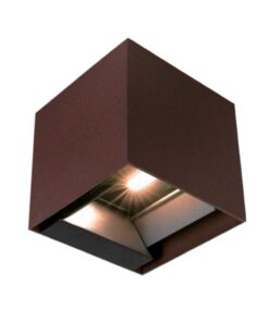 9W LED Solar Wall Light 3in1 Corten Body IP65