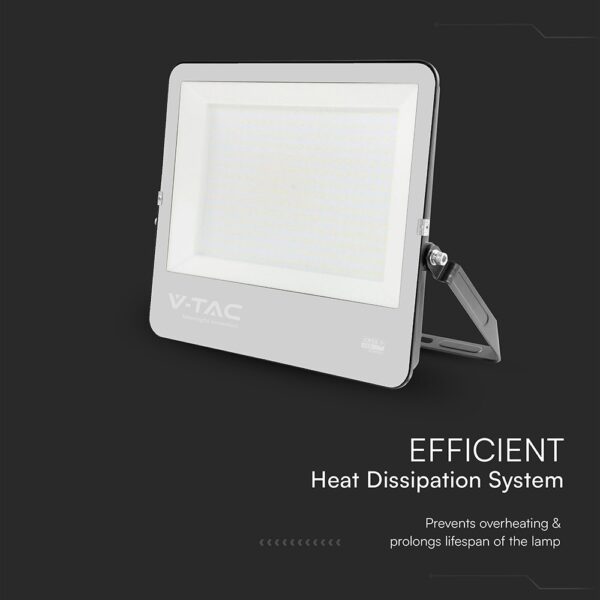 LED Προβολέας 300W Αδιάβροχος IP66 V-TAC Cree Chip 6yrs Wty Μαύρος 115° 40500lm 4000K Φυσικό  – 238256