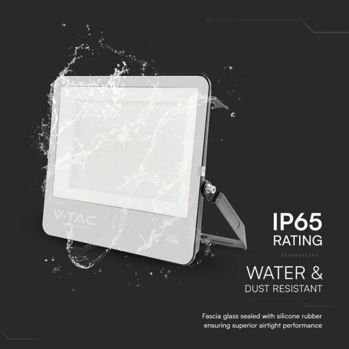 LED Προβολέας 300W Αδιάβροχος IP66 V-TAC Cree Chip 6yrs Wty Μαύρος 115° 40500lm 4000K Φυσικό  – 238256