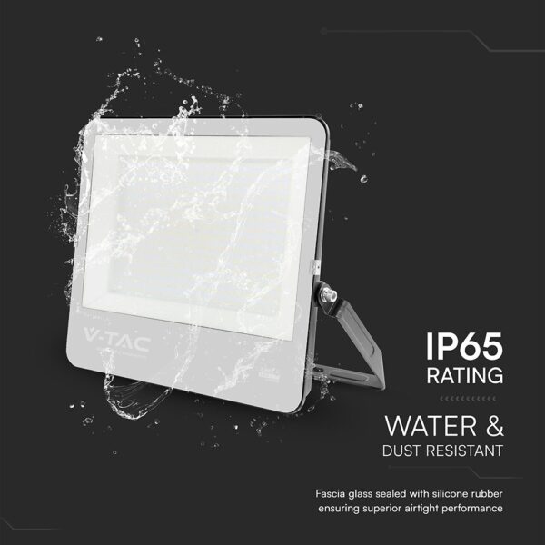 LED Προβολέας 300W Αδιάβροχος IP66 V-TAC Cree Chip 6yrs Wty Μαύρος 115° 40500lm 4000K Φυσικό  – 238256