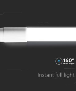 LED Λάμπα T8 G13 60cm V-TAC 7.5W 850lm Περιστρεφόμενη Φυσικό Λευκό 4000K – 23871