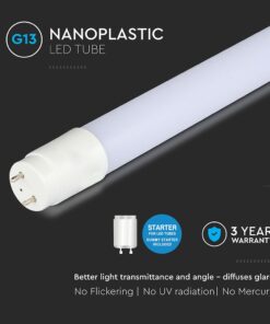 LED Λάμπα T8 G13 150cm V-TAC 24W 3000lm Ψυχρό 6500K – 23876