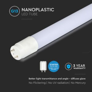 LED Λάμπα T8 G13 150cm V-TAC 24W 3000lm Ψυχρό 6500K – 23876