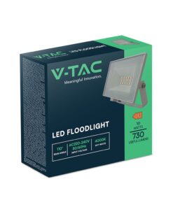 10W LED Floodlight 4000K White Body