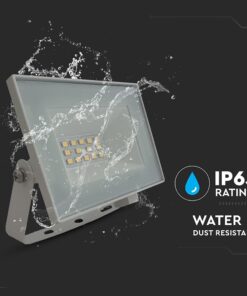 10W LED Floodlight 4000K White Body