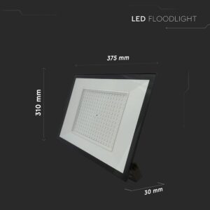 LED Προβολέας 200W V-TAC Μαύρος 16450lm Αδιάβροχος IP65 Ψυχρό Λευκό 6500K – 23977