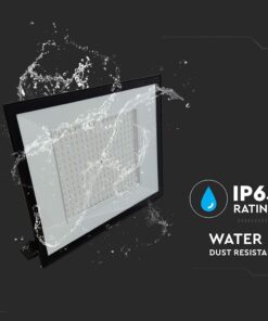 LED Προβολέας 200W V-TAC Μαύρος 16450lm Αδιάβροχος IP65 Ψυχρό Λευκό 6500K – 23977