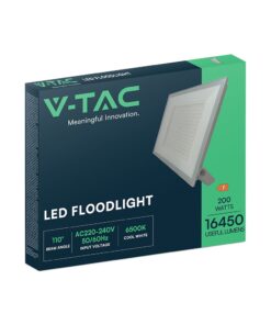 200W LED Προβολέας Λευκός V-TAC 16450lm Ψυχρό Λευκό 6500Κ IP65 – 23978