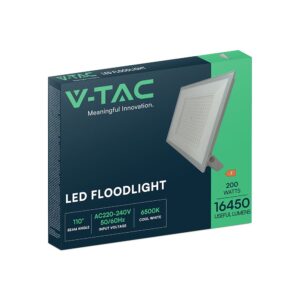 200W LED Προβολέας Λευκός V-TAC 16450lm Ψυχρό Λευκό 6500Κ IP65 – 23978