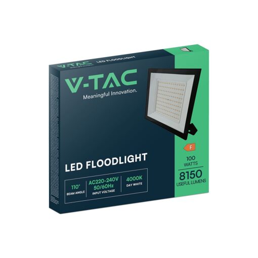 100W LED Floodlight 4000K Black Body