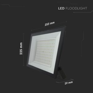 100W LED Floodlight 4000K Black Body