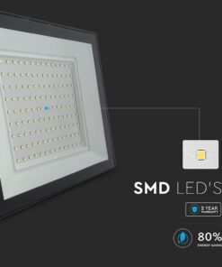 100W LED Floodlight 4000K Black Body