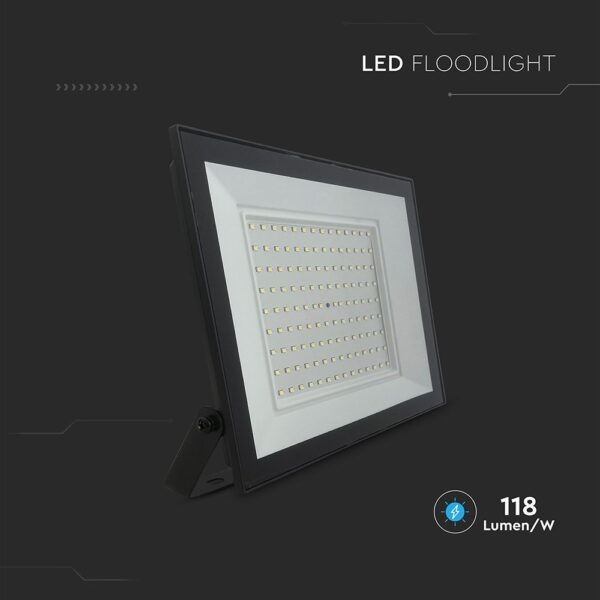 100W LED Floodlight 4000K Black Body