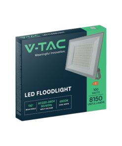 100W LED Floodlight 6500K White Body