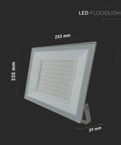 100W LED Floodlight 6500K White Body