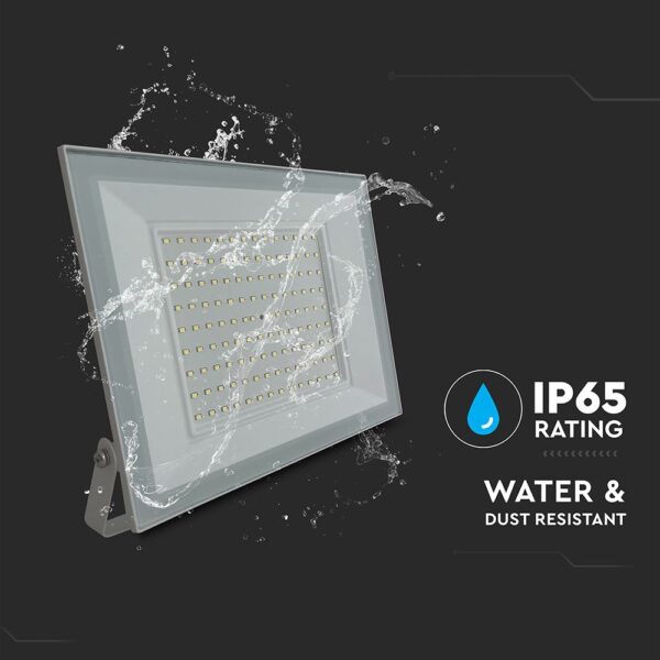 100W LED Floodlight 6500K White Body