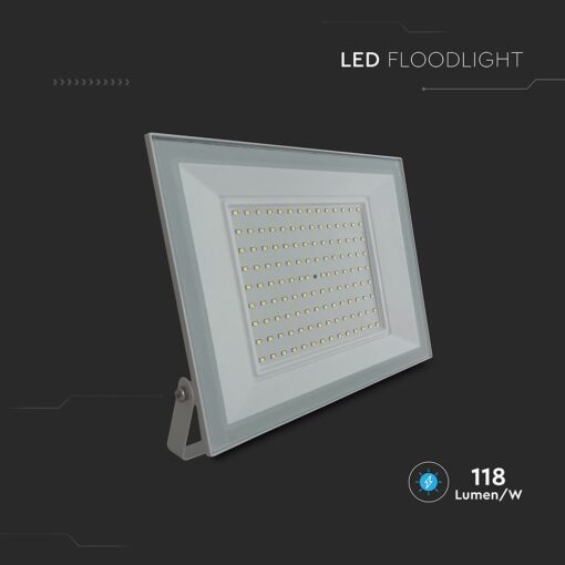 100W LED Floodlight 6500K White Body
