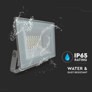 20W LED Floodlight 4000K White Body
