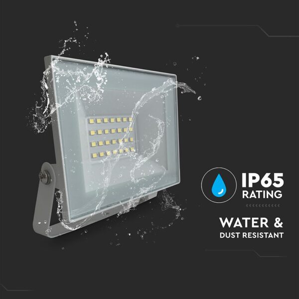20W LED Floodlight 4000K White Body