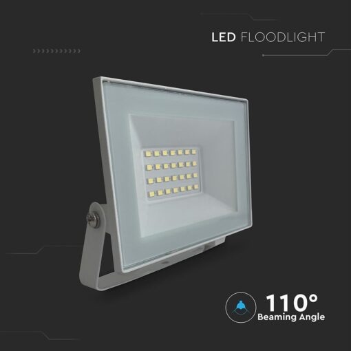 20W LED Floodlight 4000K White Body