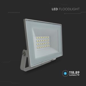 20W LED Floodlight 4000K White Body