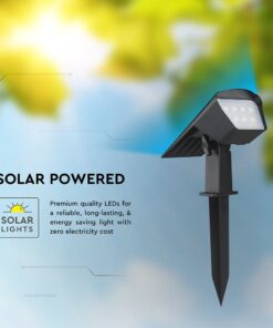 Ηλιακό Φωτιστικό Spot Καρφωτό/Επιδαπέδιο 1.3W LED CCT Ρυθμιζόμενο Μαύρο IP65 V-TAC – 23996