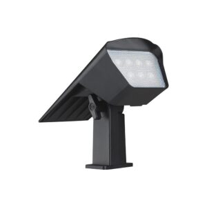 Ηλιακό Φωτιστικό Spot Καρφωτό/Επιδαπέδιο 1.3W LED CCT Ρυθμιζόμενο Μαύρο IP65 V-TAC – 23996
