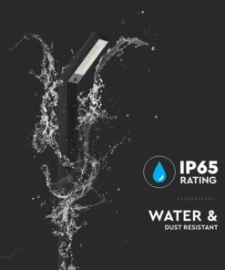 Ηλιακό Φωτιστικό Κολωνάκι Καρφωτό-Επιδαπέδιο 1.5W LED CCT Ρυθμιζόμενο Μαύρο IP65 V-TAC – 23997