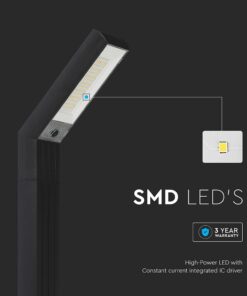 Ηλιακό Φωτιστικό Κολωνάκι Καρφωτό-Επιδαπέδιο 1.5W LED CCT Ρυθμιζόμενο Μαύρο IP65 V-TAC – 23997