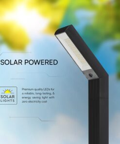 Ηλιακό Φωτιστικό Κολωνάκι Καρφωτό-Επιδαπέδιο 1.5W LED CCT Ρυθμιζόμενο Μαύρο IP65 V-TAC – 23997