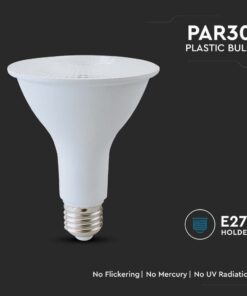 LED Λάμπα E27 PAR30 Σποτ 11W V-TAC 40° 800lm Φυσικό Λευκό 4000K – 24037