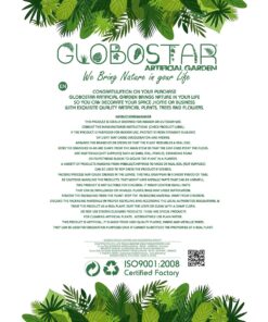 GloboStar® Artificial Garden PALE GREEN DANDELION BOUQET 21362 Τεχνητό Διακοσμητικό Ταραξάκο Μπουκέτο Y54cm