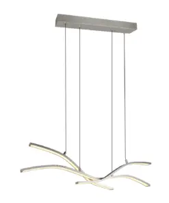 Trio Lighting - 332810307 SPIDER Κρεμαστό Φωτιστικό Ράγα LED 46W 5350lm Dimmable CCT Νίκελ Ματ με Τηλεχειριστήριο