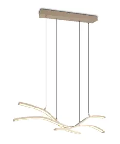 Trio Lighting – 332810343 SPIDER Κρεμαστό Φωτιστικό Ράγα LED 46W 5350lm Dimmable CCT Μπεζ με Τηλεχειριστήριο