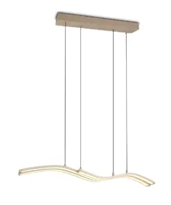 Trio Lighting – 332810343 SPIDER Κρεμαστό Φωτιστικό Ράγα LED 46W 5350lm Dimmable CCT Μπεζ με Τηλεχειριστήριο