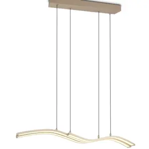 Trio Lighting – 332810343 SPIDER Κρεμαστό Φωτιστικό Ράγα LED 46W 5350lm Dimmable CCT Μπεζ με Τηλεχειριστήριο