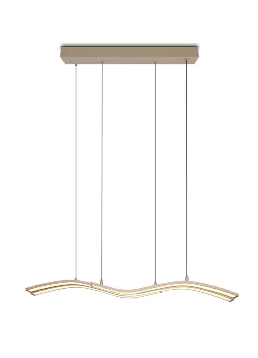 Trio Lighting – 332810343 SPIDER Κρεμαστό Φωτιστικό Ράγα LED 46W 5350lm Dimmable CCT Μπεζ με Τηλεχειριστήριο